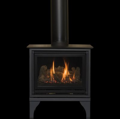 The Kozy Heat: Oakport Gas Stove, available at Hearth & Home of Central New York in East Syracuse