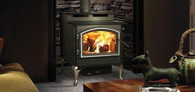 The Quadrafire: 5700 Step Top Wood Stove, available at Hearth & Home of Central New York in East Syracuse