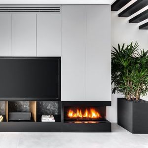 Ortal: Corner Left Side 44H Gas Fireplace