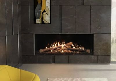 The Ortal: Front Facing Fireplace 60 H Series (60x21), available at Hearth & Home of Central New York in East Syracuse