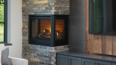 The Hearth & Home Technologies: Corner Fireplace, available at Hearth & Home of Central New York in East Syracuse