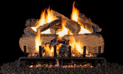 The RH Peterson: G31 Series Charred Split Logs - 36", available at Hearth & Home of Central New York in East Syracuse