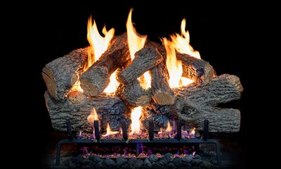 The RH Peterson: G31 Series Charred Royal English Oak Logs - 18/20", available at Hearth & Home of Central New York in East Syracuse