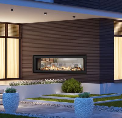 The Heat & Glo: Primo II 72 See-Through Fireplace, available at Hearth & Home of Central New York in East Syracuse