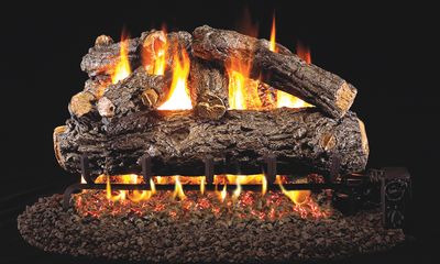 The RH Peterson: Rustic Oak Designer Logs - 18", available at Hearth & Home of Central New York in East Syracuse