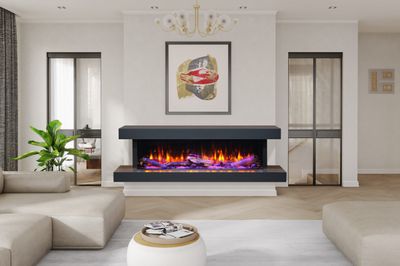 The Kozy Heat: Osseo E-Series Linear Electric Fireplace, available at Hearth & Home of Central New York in East Syracuse