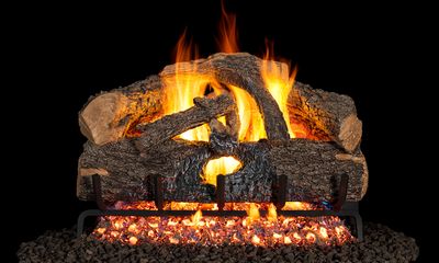 The RH Peterson: G52 Series Charred Evergreen Oak Logs - 18", available at Hearth & Home of Central New York in East Syracuse