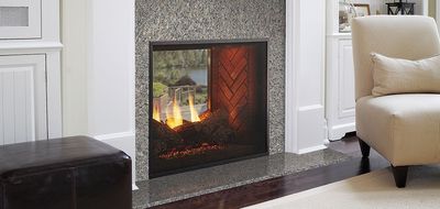 The Hearth & Home Technologies: Fortress 36 Indoor/Outdoor See-Through Fireplace, available at Hearth & Home of Central New York in East Syracuse