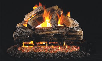 The RH Peterson: Split Oak Logs - 18", available at Hearth & Home of Central New York in East Syracuse