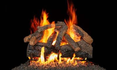The RH Peterson: Charred Majestic Oak Flame Enhanced Logs - 24", available at Hearth & Home of Central New York in East Syracuse