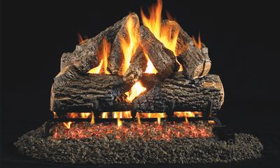 The RH Peterson: Charred Oak Logs - 16", available at Hearth & Home of Central New York in East Syracuse