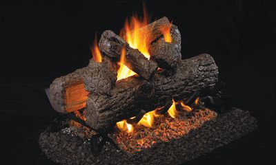 The RH Peterson: Golden Oak See-Thru Logs - 16", available at Hearth & Home of Central New York in East Syracuse