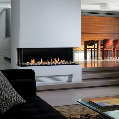 The Ortal: Three Sided 44" Gas Fireplace, available at Hearth & Home of Central New York in East Syracuse