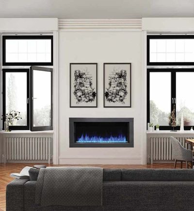The Kozy Heat: Osseo Linear Electric Fireplace, available at Hearth & Home of Central New York in East Syracuse