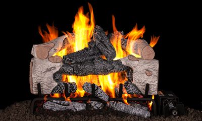The RH Peterson: Charred Cinder Birch Logs - 30", available at Hearth & Home of Central New York in East Syracuse