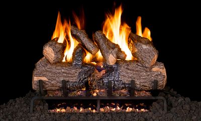 The RH Peterson: G31 Series Charred Oak Logs - 30", available at Hearth & Home of Central New York in East Syracuse