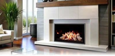 The Mendota: FV42 FireIn, available at Hearth & Home of Central New York in East Syracuse