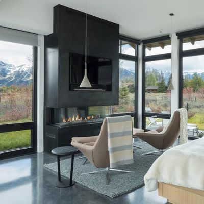 The Ortal: Three Sided 51" Gas Fireplace, available at Hearth & Home of Central New York in East Syracuse