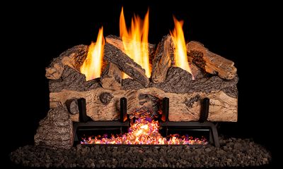 The RH Peterson: G10 Series Vent-Free Gnarled Split Logs - 16/18", available at Hearth & Home of Central New York in East Syracuse