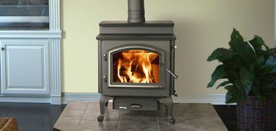 The Quadrafire: 4300 Step Top Wood Stove, available at Hearth & Home of Central New York in East Syracuse