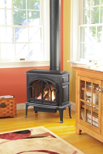 The Jotul: GF 400 DV Sebago, available at Hearth & Home of Central New York in East Syracuse