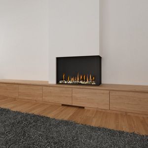 Ortal: Corner Left Side 25H & 75 Gas Fireplace