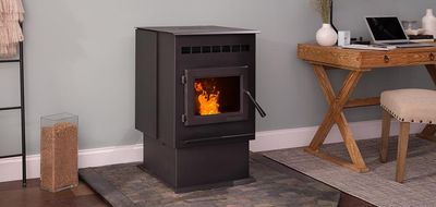 The Quadrafire: Outfitter II Pellet Stove, available at Hearth & Home of Central New York in East Syracuse