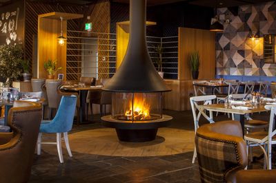 The Ambiance: Eva (with glass barrier), available at Hearth & Home of Central New York in East Syracuse