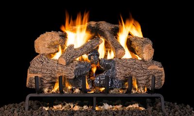 The RH Peterson: G31 Series Charred Angel Oak Logs - 18/20", available at Hearth & Home of Central New York in East Syracuse