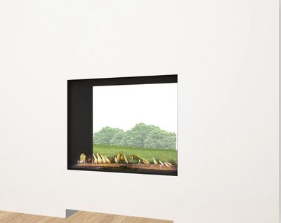 The Ortal: Indoor/Outdoor Tunnel TU 7565 IO DG - Double Glass, available at Hearth & Home of Central New York in East Syracuse