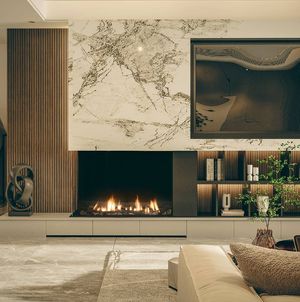 Ortal: Corner Right Side RS 44HH Gas Fireplace