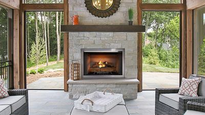 The Outdoor Lifestyles: Vesper 36 Outdoor Gas Fireplace, available at Hearth & Home of Central New York in East Syracuse