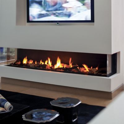 The Ortal: Three Sided TS 77 Gas Fireplace, available at Hearth & Home of Central New York in East Syracuse