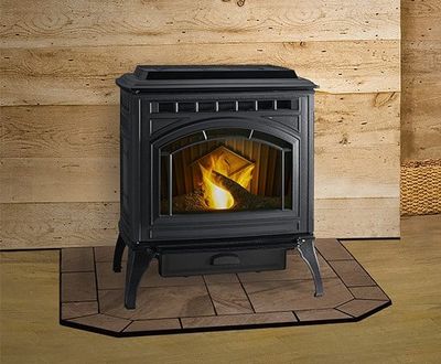 The Quadrafire: Trekker Cast Iron Pellet Stove, available at Hearth & Home of Central New York in East Syracuse