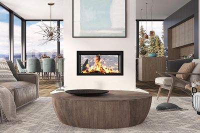 The Ambiance: Luxus See-Thru 40, available at Hearth & Home of Central New York in East Syracuse