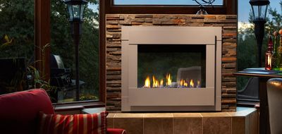The Hearth & Home Technologies: Twilight Modern Indoor/Outdoor See-Through Fireplace, available at Hearth & Home of Central New York in East Syracuse