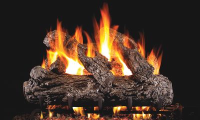 The RH Peterson: Rustic Oak Logs - 16", available at Hearth & Home of Central New York in East Syracuse