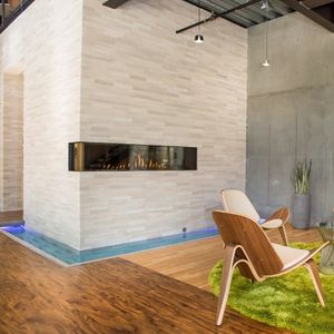 Ortal: Corner Left Side LS 77 Gas Fireplace