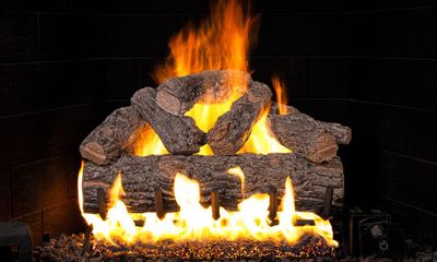 The RH Peterson: Golden Oak Designer Plus Flame Enhanced Logs - 20", available at Hearth & Home of Central New York in East Syracuse
