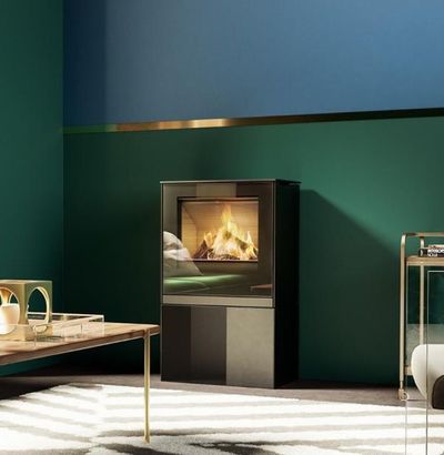 The Ambiance: RAIS Q-Tee 2 Gas Stove, available at Hearth & Home of Central New York in East Syracuse