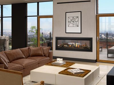 The Kozy Heat: Callaway See Thru Gas Fireplace, available at Hearth & Home of Central New York in East Syracuse