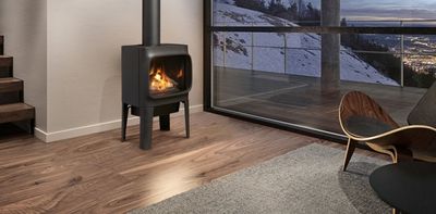 The Jotul: GF 305 - Matte Black Paint, available at Hearth & Home of Central New York in East Syracuse