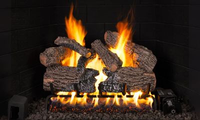 The RH Peterson: Charred Oak Flame Enhanced Flame Enhanced Logs - 30", available at Hearth & Home of Central New York in East Syracuse