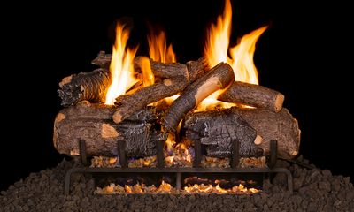 The RH Peterson: G31 Series Charred American Oak Logs - 24", available at Hearth & Home of Central New York in East Syracuse