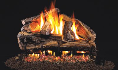 The RH Peterson: Rugged Split Oak Logs - 18", available at Hearth & Home of Central New York in East Syracuse