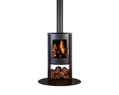 The Ambiance: Nectre N65 Wood Stove, available at Hearth & Home of Central New York in East Syracuse
