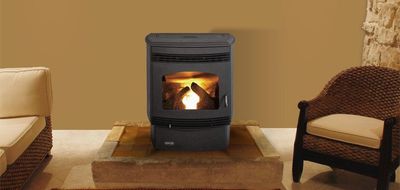 The Quadrafire: Santa Fe Pellet Stove, available at Hearth & Home of Central New York in East Syracuse