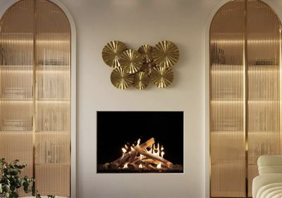 The Ortal: Front Facing Fireplace 44HH (43x30) - Double Glass, available at Hearth & Home of Central New York in East Syracuse