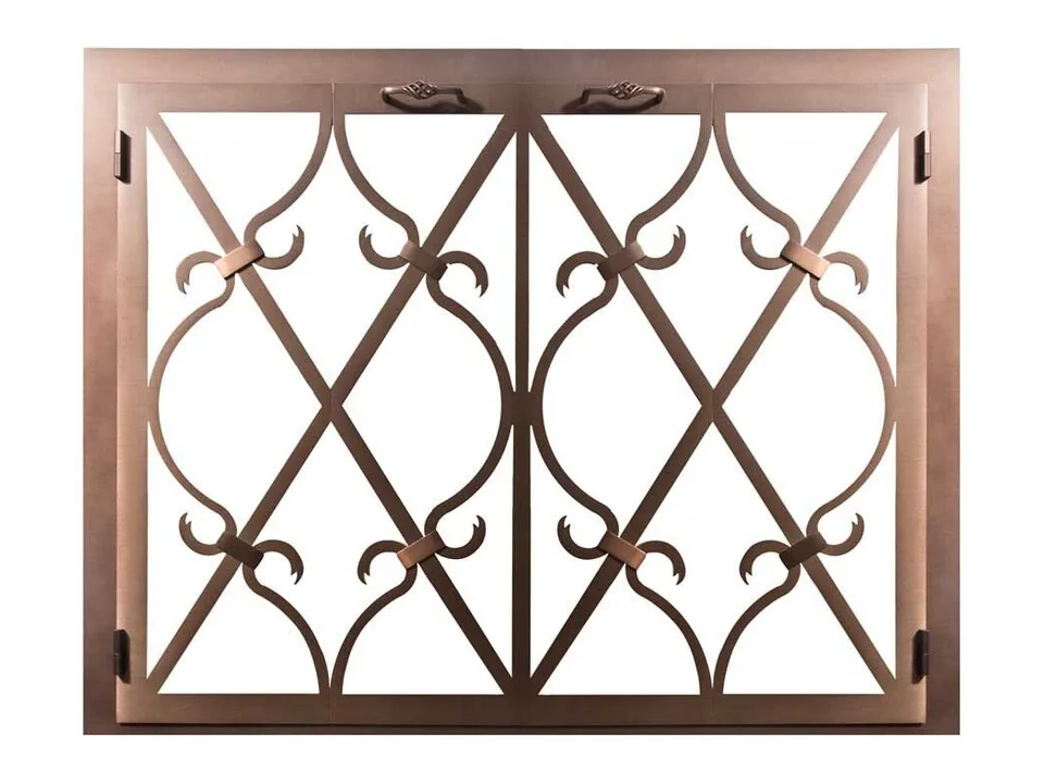 Design Specialties Banded Scroll ZC fireplace door
