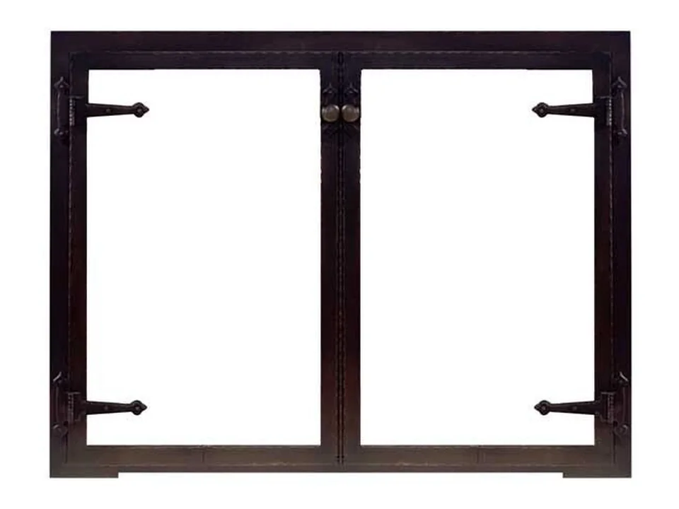Design Specialties Hammered Edge fireplace door